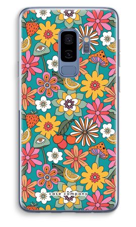 Retro Bloemen N°2 - Blauw