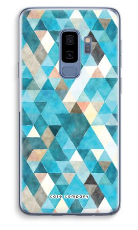 Coloured triangles blue