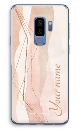 Gold Lines Namecase - Blush