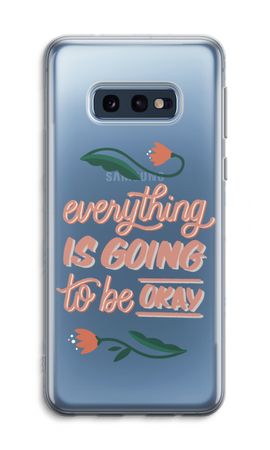 Optimistic flower girl