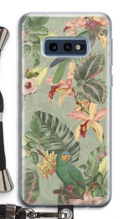 Tropical jungle parrot