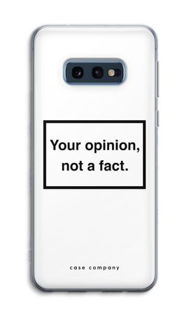 Your opinion