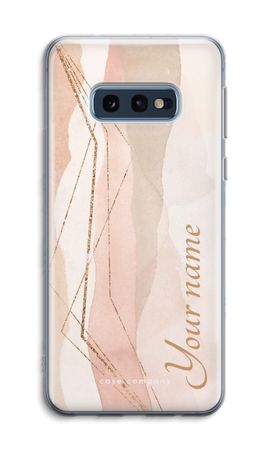 Gold Lines Namecase - Blush