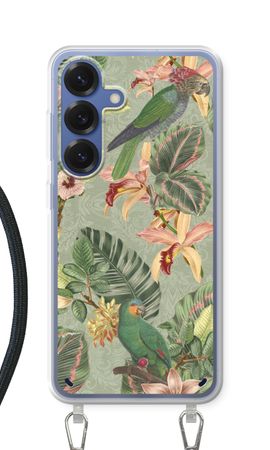 Tropical jungle parrot