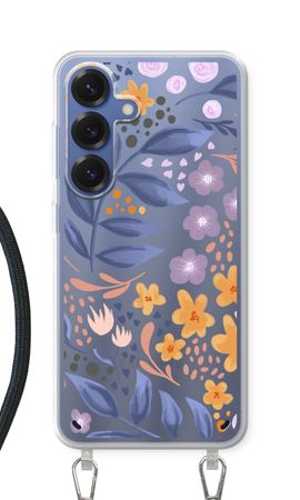 Flowers with blue leaves