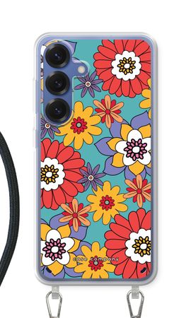 Retro Flowers - Blue