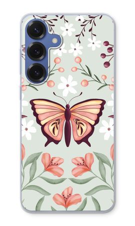 Butterfly in a floral world