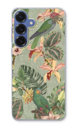 Tropical jungle parrot