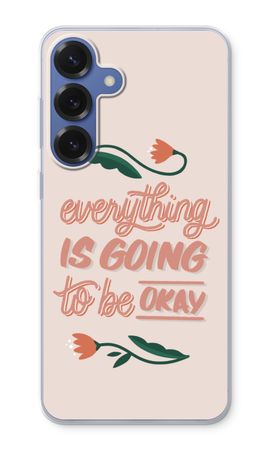 Optimistic flower girl