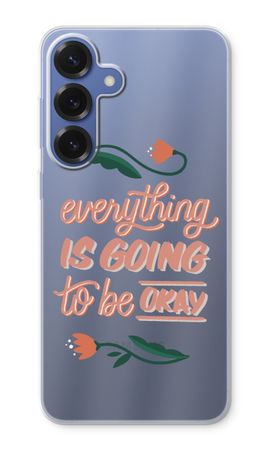 Optimistic flower girl