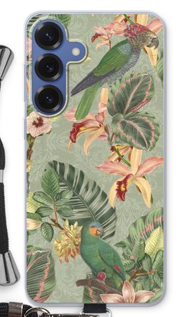 Tropical jungle parrot