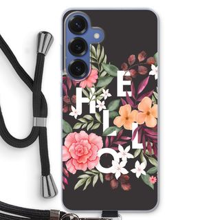 Hello in flowers