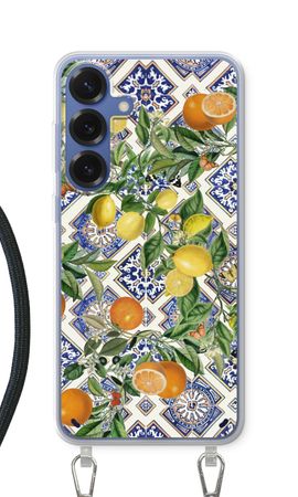 Blauwe tegels, citroenen en sinaasappels