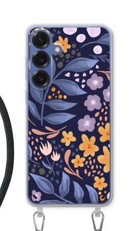 Flowers with blue leaves