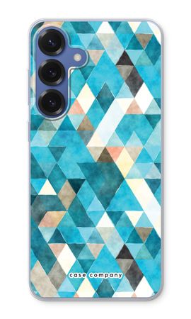 Coloured triangles blue