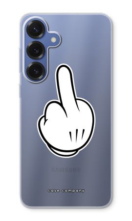 Middle finger white