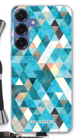 Coloured triangles blue