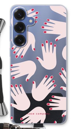 Hands pink