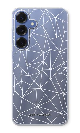 Geometric lines white
