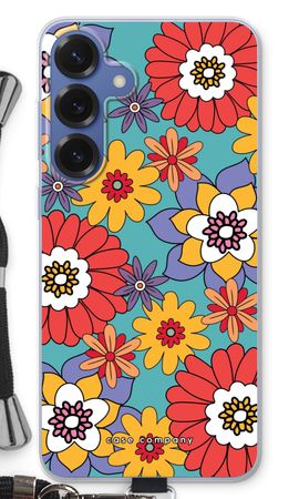 Retro Flowers - Blue