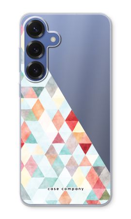 Coloured triangles pastel