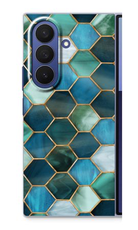 Hexagons in stained glass