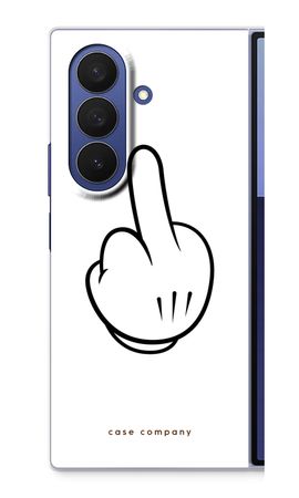 Middle finger white