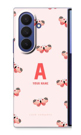 Rosy Butterflies Monogram