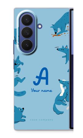 Playful Dogs Monogram