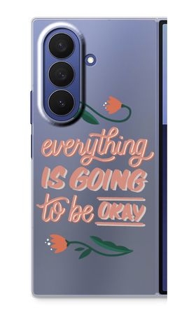 Optimistic flower girl