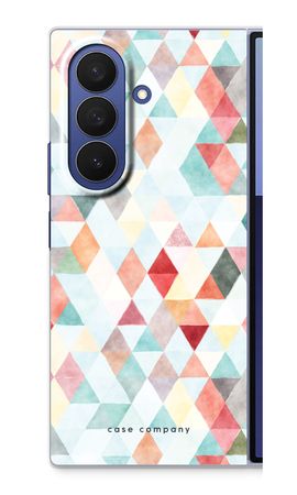 Coloured triangles pastel