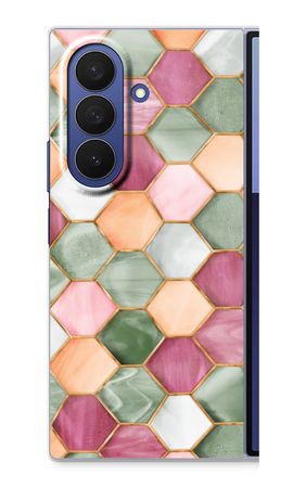 Hexagons in stained glass