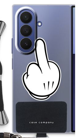 Middle finger white