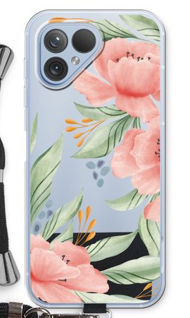 Zartrosa Blumen