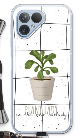 Houseplant on windowpane