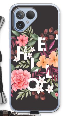 Hello in flowers