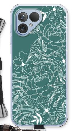 Flowers in lace