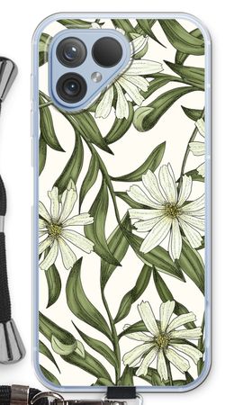 White flower pattern