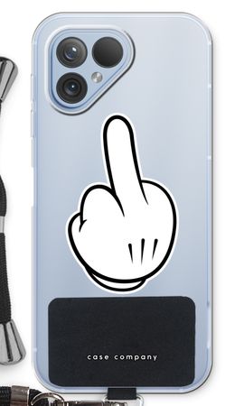 Middle finger white