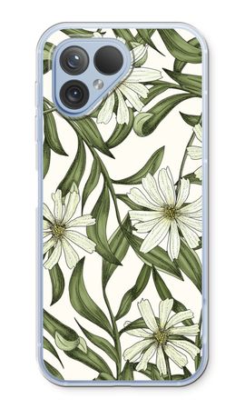 White flower pattern