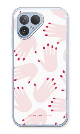 Hands pink