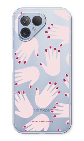 Hands pink