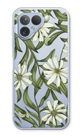 White flower pattern