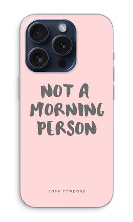 Morning person