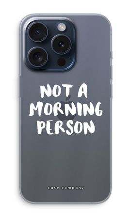 Morning person