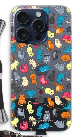 Colourful cats