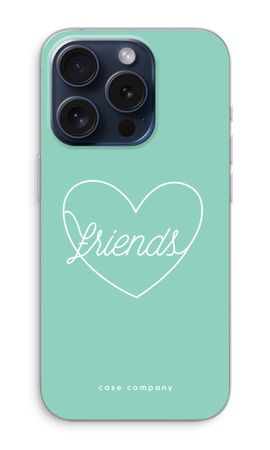 Friends heart pastel