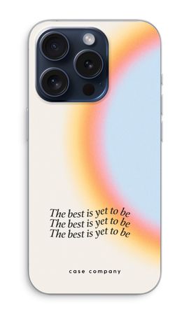The best yet to be