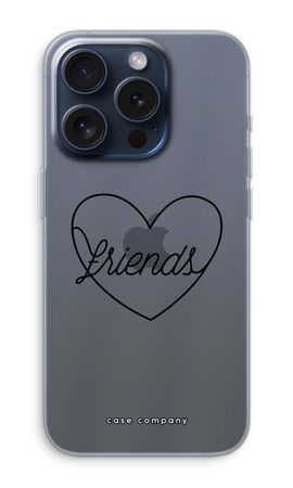 Friends heart black