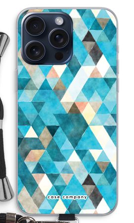 Coloured triangles blue